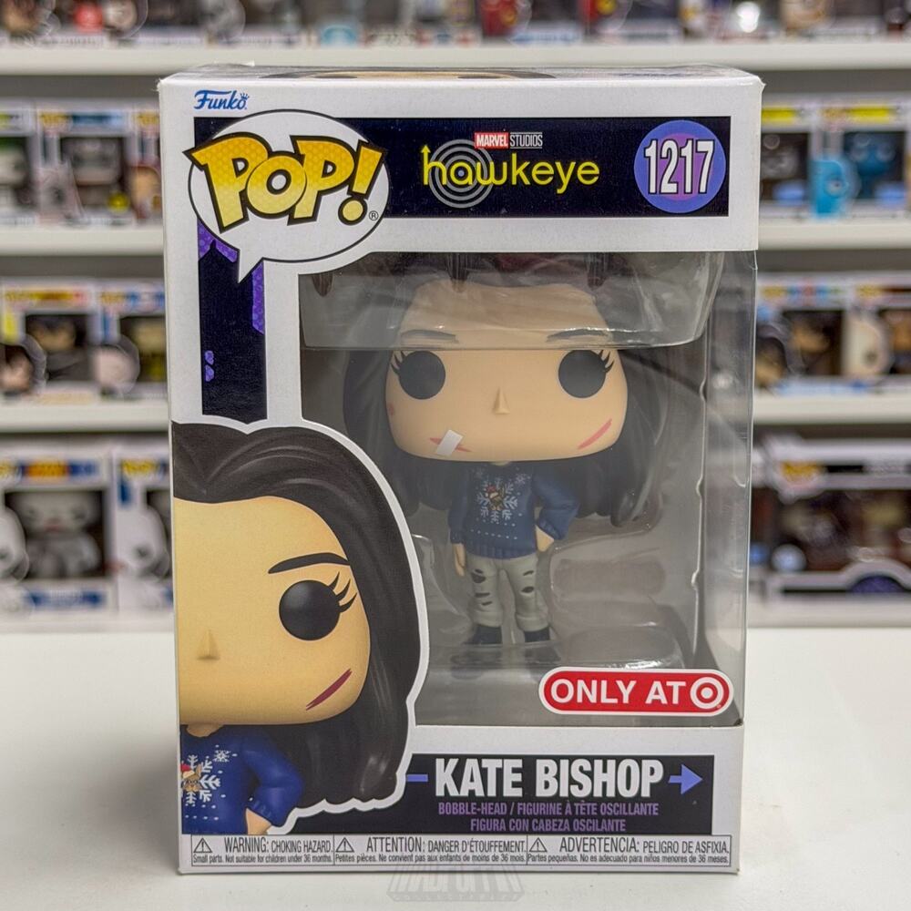 Funko Pop Marvel Hawkeye Kate Bishop Christmas Sweater Target 1217 Vinyl Figure